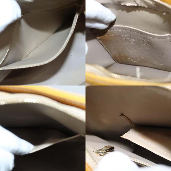 LOUIS VUITTON Monogram Vernis Houston Hand Bag Beige M91004 - Picture 13 of 13